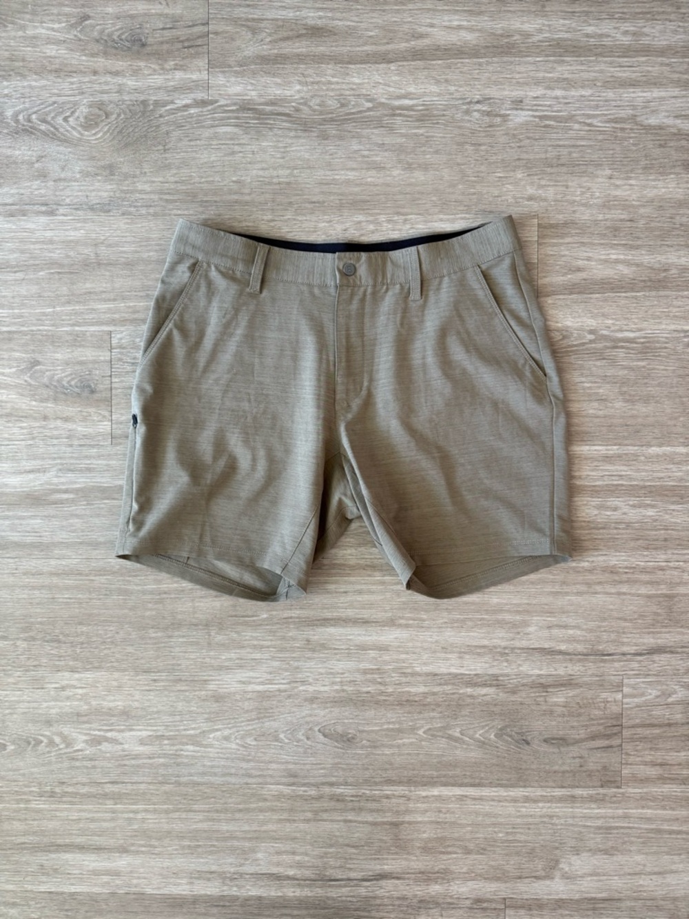 BYLT Kinetic Shorts in Olive, Size 34